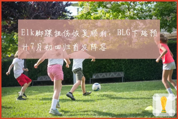Elk脚踝扭伤恢复顺利，BLG下路预计7月初回归首发阵容